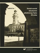 Słownik nazwisk mieszkańców południowego Śląska XIX wieku - 02 Słownik A&#8211;F