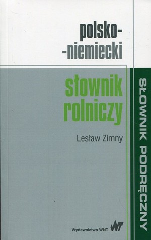 Słownik rolniczy polsko-niemiecki