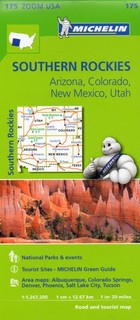 Southern Rockies. Arizona, Colorado, New Mexico, Utah / Góry południowe. Arizona, Kolorado, Nowy Meksyk, Utah Mapa samochodowa Skala 1:1 267 200