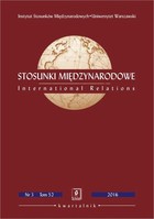 Stosunki Międzynarodowe nr 3(52)/2016 - Marcin Kaczmarski: Nowy Jedwabny Szlak i Eurazjatycka Unia Gospodarcza: chińska i rosyjska praktyka budowy wpływów w Azji Centralnej [The New Silk Road and the Eurasian Economic Union: Two Visions of the Region