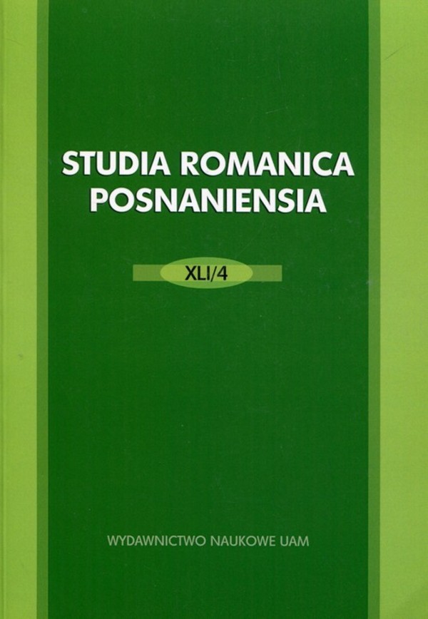 Studia Romanica Posnaniensia 41/4