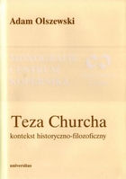 Teza Churcha Kontekst historyczno-filozoficzny