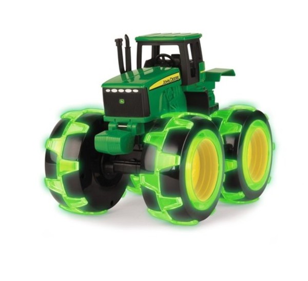 Traktor John Deere Monster świeciące koła
