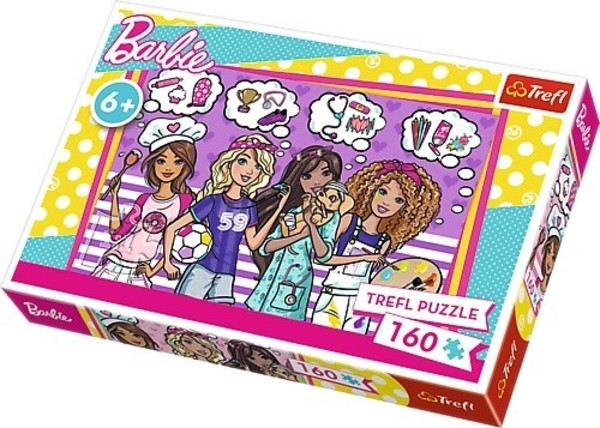 Puzzle Barbie Bądź marzycielką 160 elementów
