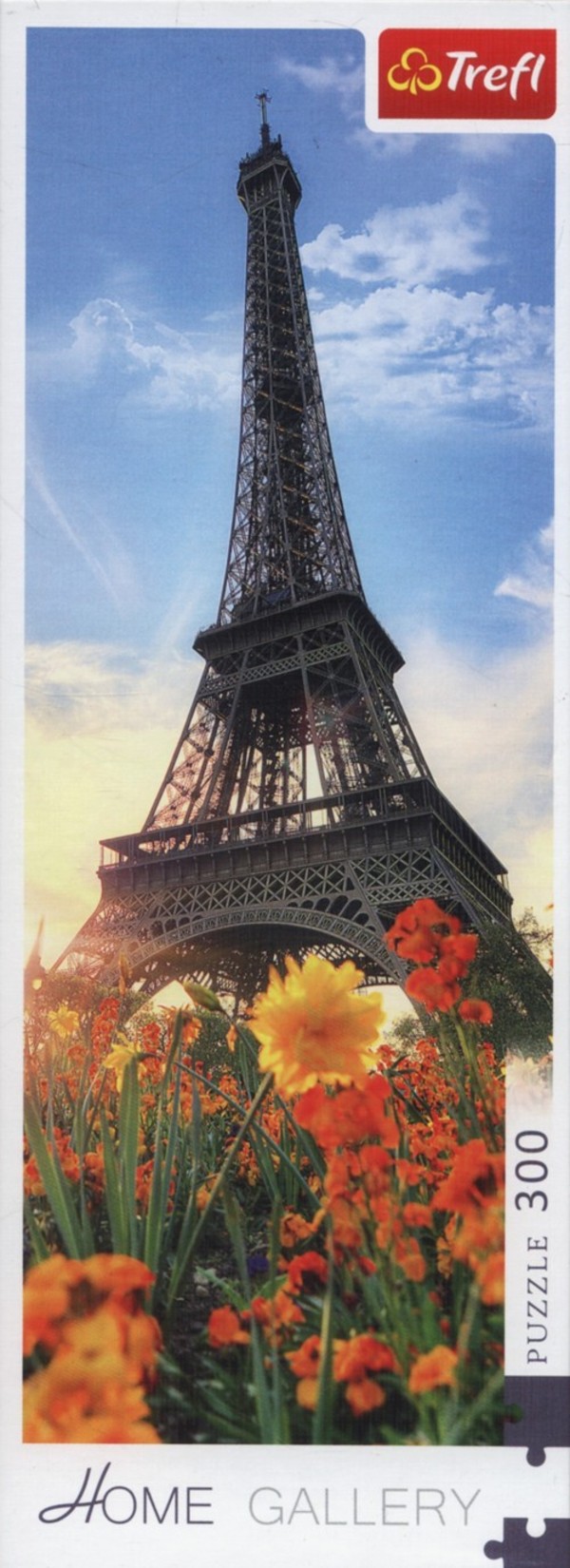 Puzzle Wieża Eiffla pośród kwiatów 300 elementów