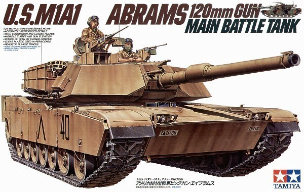 U.S. M1A1 Abrams Skala 1:35