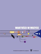 Wartości w muzyce. T. 5: Interpretacja w muzyce jako proces twórczy - 15 Zagadnienia wykonawcze i interpretacyjne wybranych utworów wokalnych Józefa Świdra