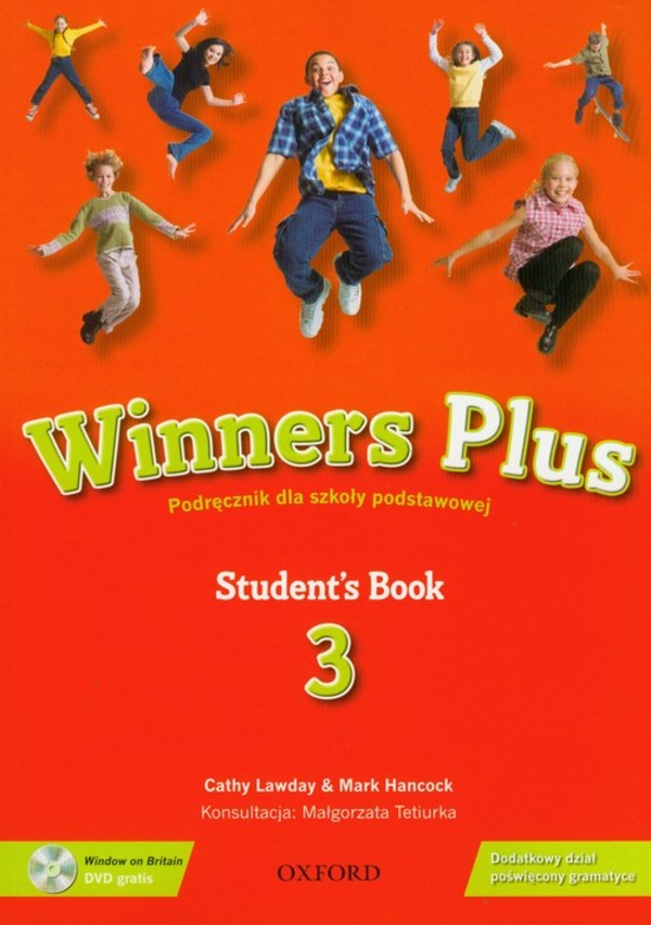 Winners Plus 3. Student`s Book Podręcznik dla szkoły podstawowej + DVD