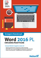 Word 2016 PL. Ćwiczenia praktyczne