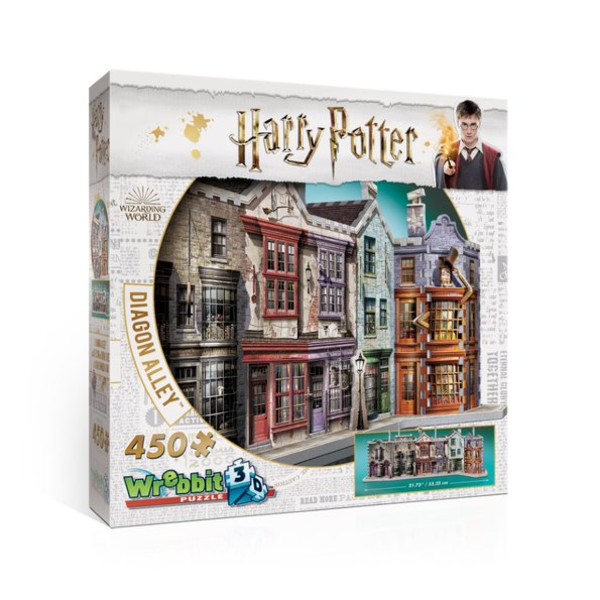 Wrebbit Puzzle 3D Harry Potter Diagon Alley 450 elementów