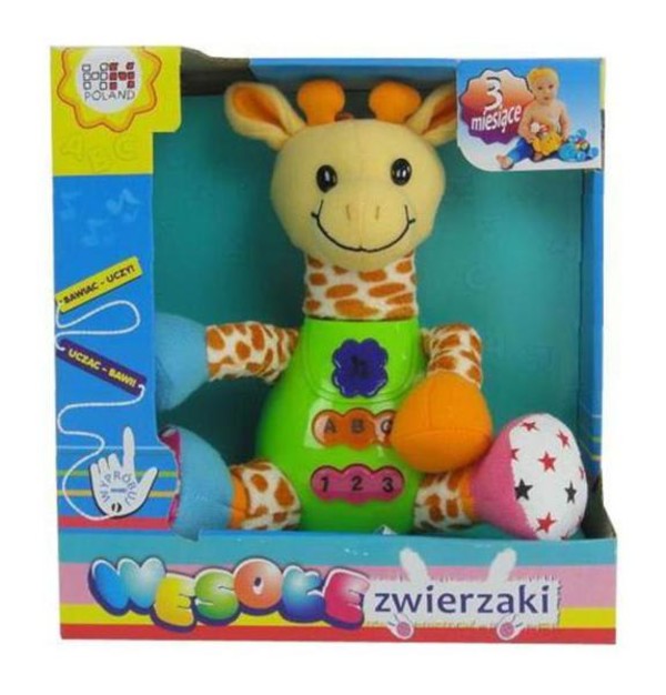 Zabawka edukacyjna Żyrafa 18 cm