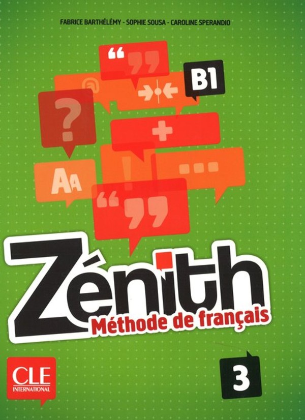 Zenith 3. Méthode de français Podręcznik + DVD ROM