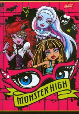 Zeszyt A5 16 kartek w podwójną linię Monster High