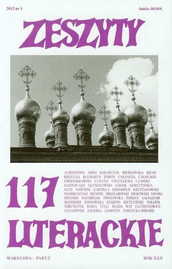 Zeszyty literackie 117 1/2012