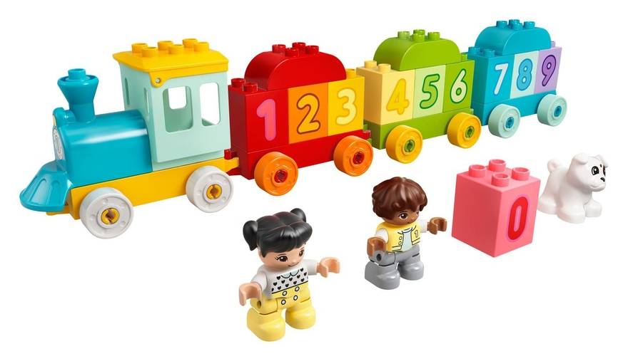 LEGO DUPLO Pociąg z cyferkami - nauka liczenia 10954