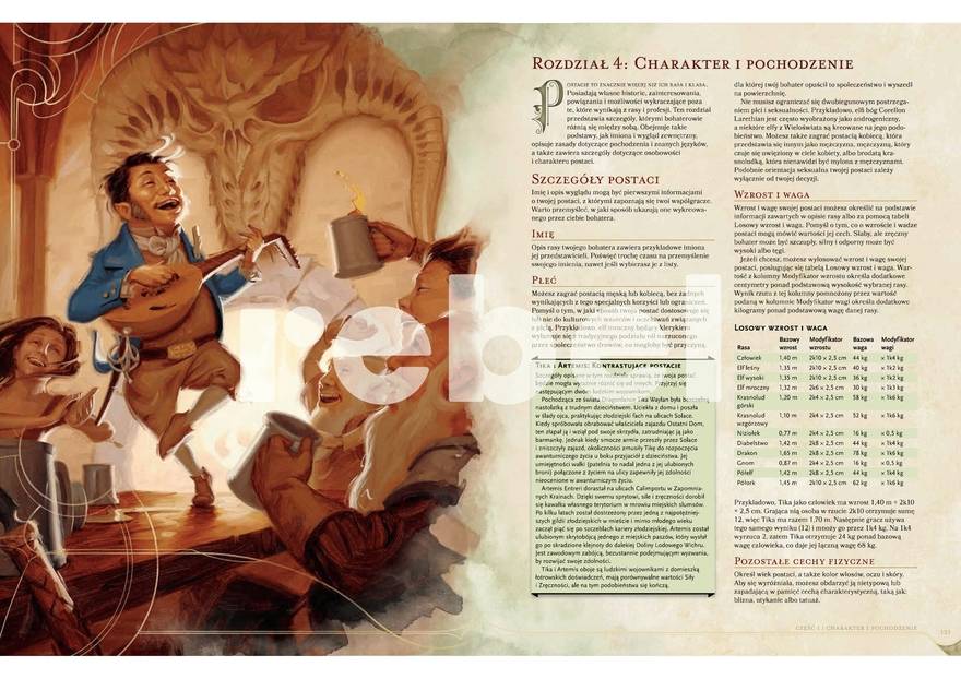Gra RPG Dungeons & Dragons: Players Handbook (Podręcznik Gracza) Piąta Edycja
