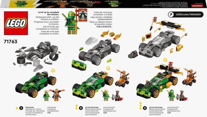 LEGO NINJAGO Samochód wyścigowy Lloyda EVO 71763