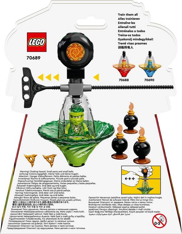 LEGO NINJAGO Szkolenie wojownika Spinjitzu Lloyda 70689