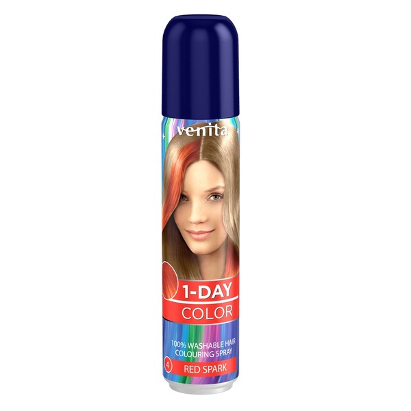 1-Day Color Czerwona Iskra Koloryzujący spray do włosów