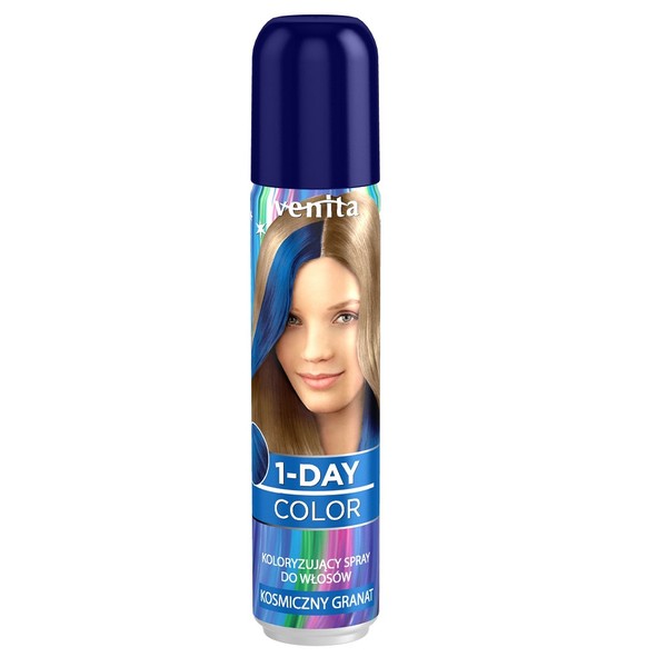 1-Day Color Kosmiczny Granat Koloryzujący spray do włosów