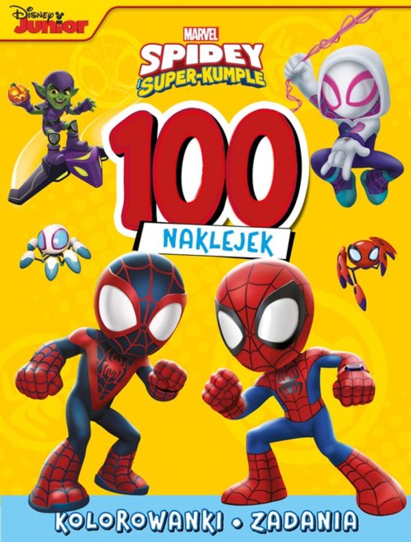 100 naklejek Marvel Spidey i superkumple