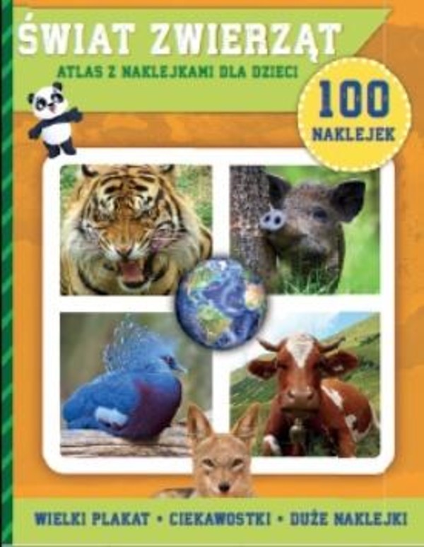 Świat zwierząt 100 naklejek