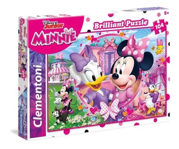 Puzzle Minnie Szczęśliwi pomocnicy 104 elementy