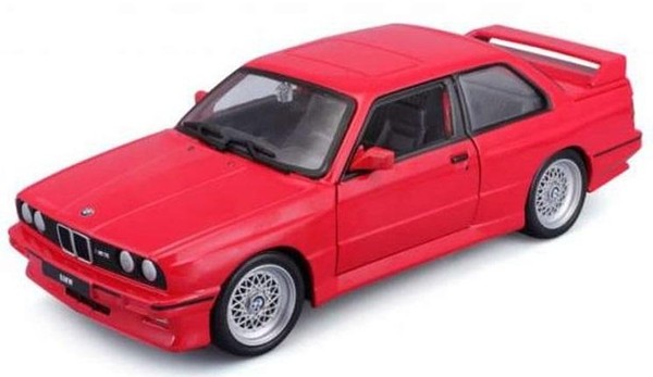 1988 BMW 3 Series M3 red skala 1:24