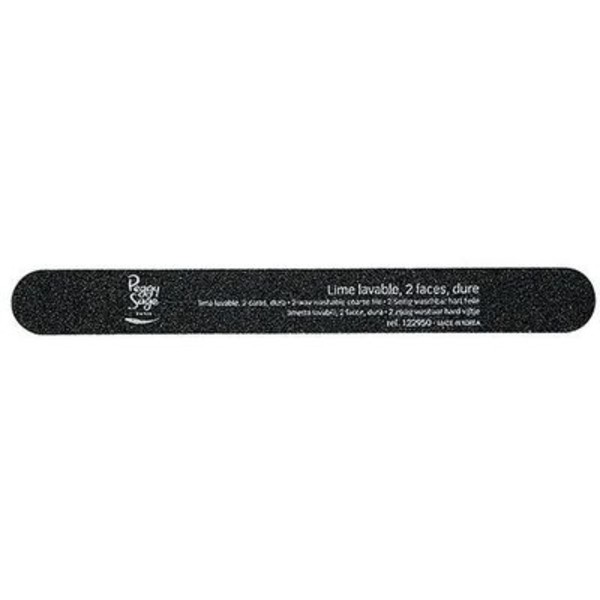 2-Way Nail File Coarse 100/100 Dwustronny pilnik do paznokci- czarny