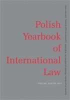 2018 Polish Yearbook of International Law vol. XXXVIII - pdf