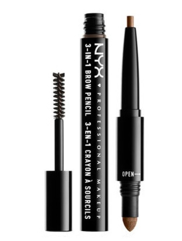 3-in-1 Brow Pencil 31B06 Brunette Wielofunkcyjny produkt do makijażu brwi