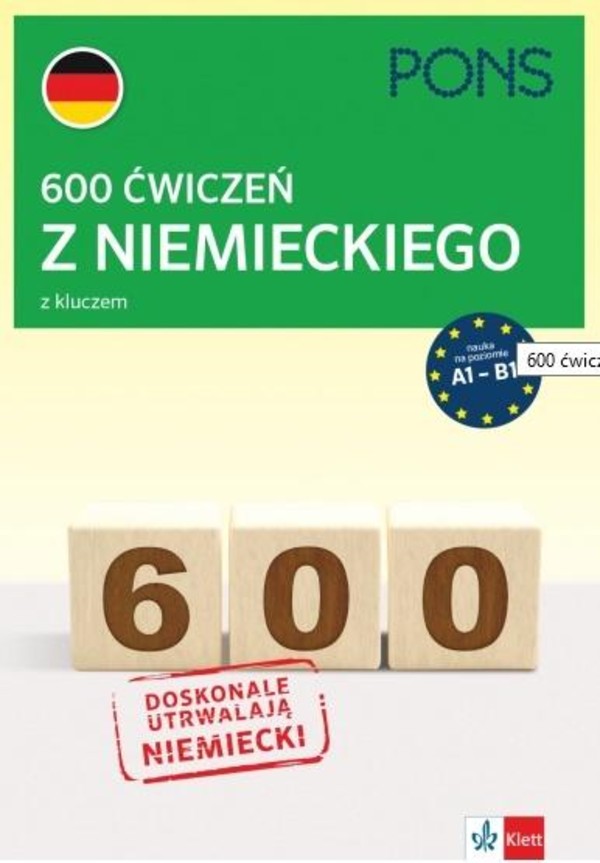 600 ćwiczeń z niemieckiego z kluczem Poziom A1-B1