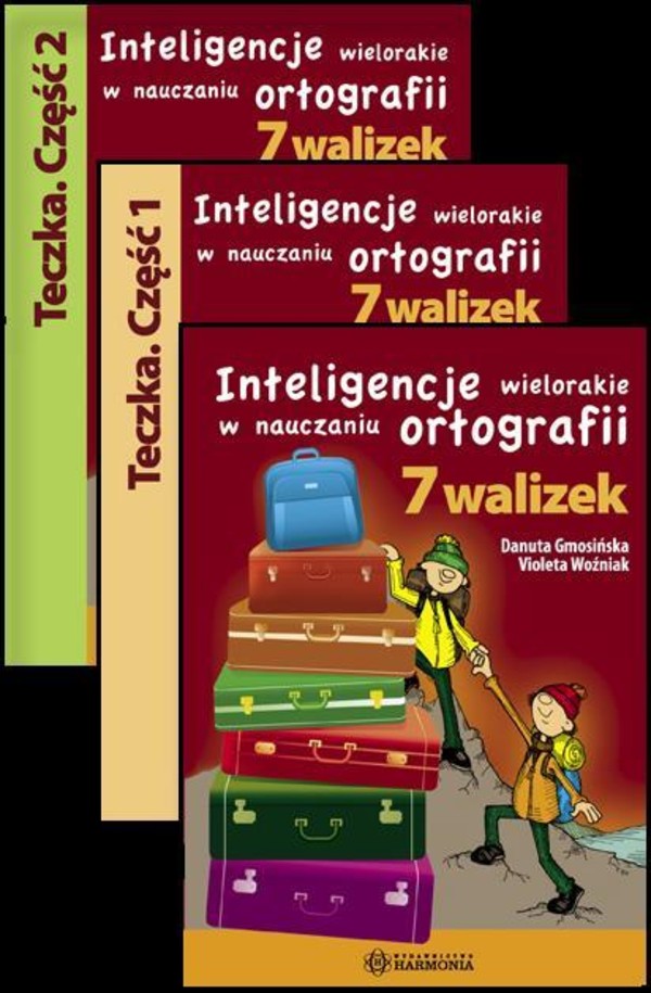 7 WALIZEK Inteligencje wielorakie w nauczaniu ortografii książka + Teczka część 1 + Teczka część 2