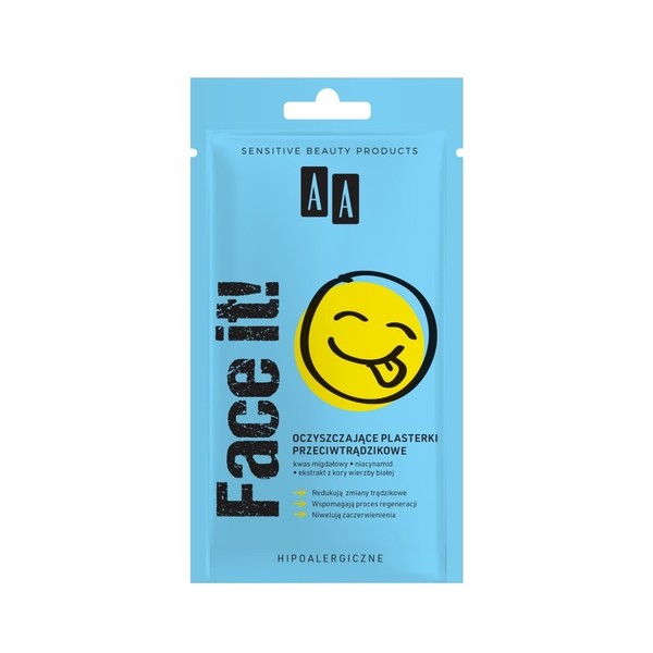 Face It! Oczyszczające plasterki przeciwtrądzikowe
