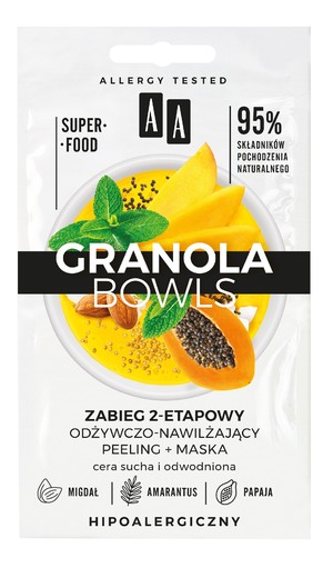 Granola Bowls Zabieg 2-etapowy odżywczo nawilżający