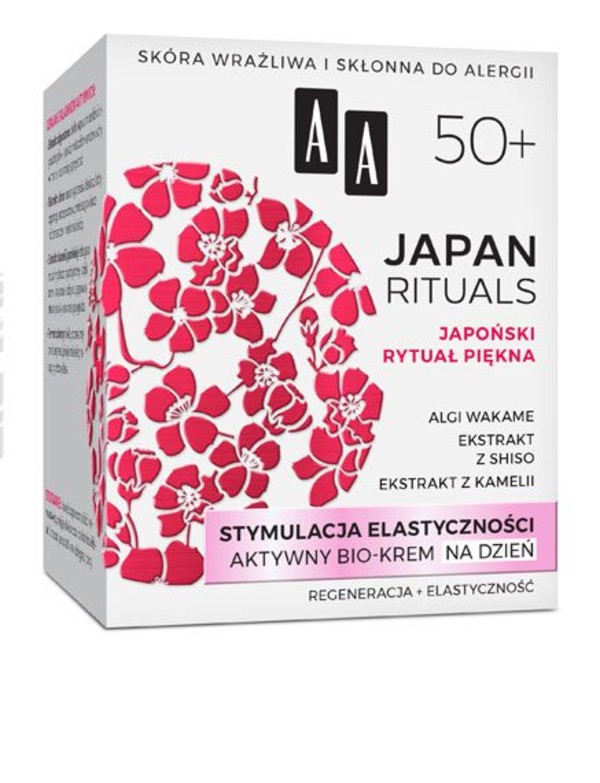 Japan Rituals 50+ Aktywny Bio-Krem na dzień - stymulacja elastyczności