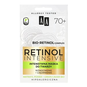 Retinol Intensive 70+ Intensywna maska do twarzy - wzmocnienie + ujędrnienie