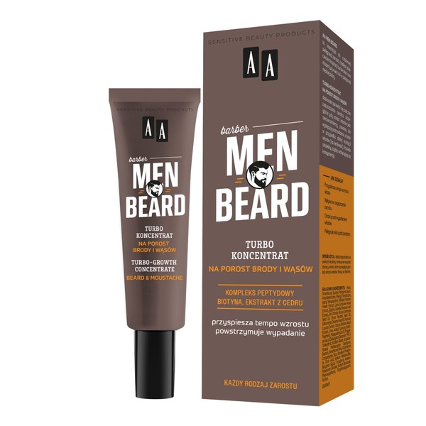 Men Beard Turbo-koncentrat na porost brody i wąsów