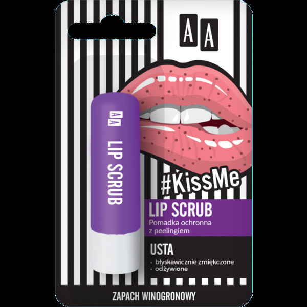 AA Kiss Me Lip Scrub Pomadka ochronna