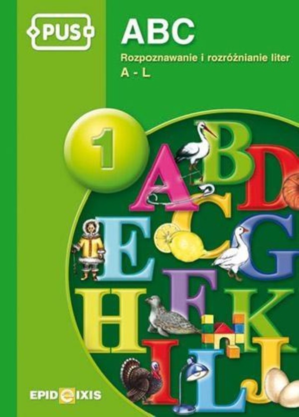 ABC 1 Rozpoznawanie i rozróżnianie liter A - L (PUS)