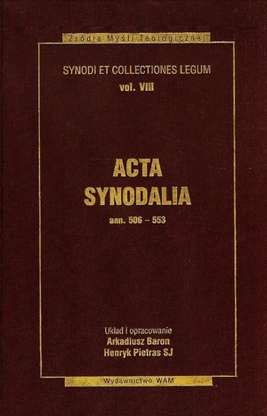Acta synodalia od 506 do 553 roku. Vol. 8