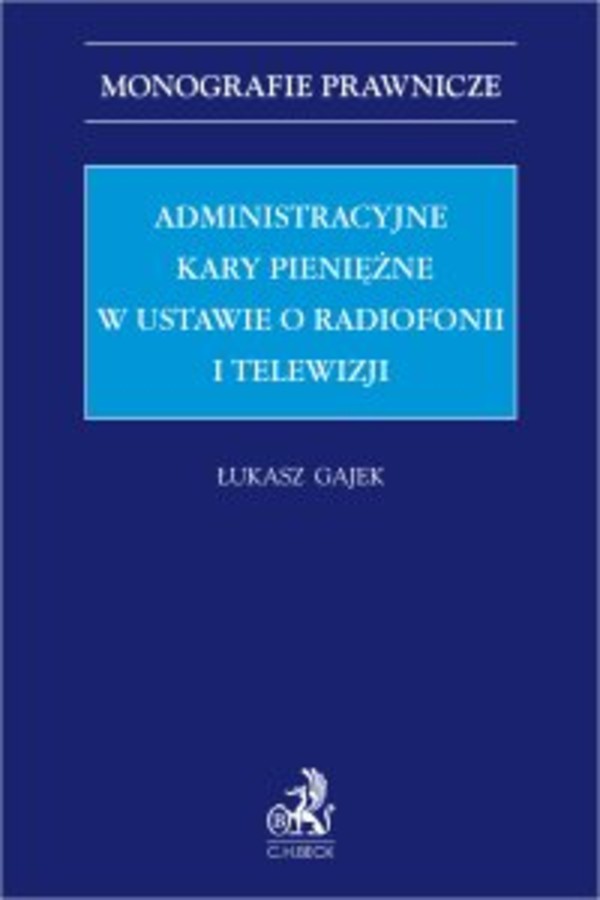 Administracyjne kary pieniężne w ustawie o radiofonii i telewizji - pdf