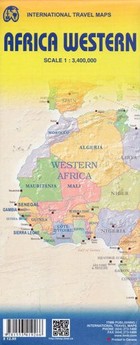 Africa Western Road map / Afryka Zachodnia Mapa turystyczna Skala: 1:3 400 000