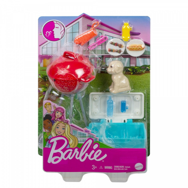 Akcesoria Barbie Minizestaw świat Barbie Grill