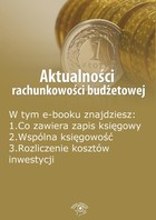 Aktualności rachunkowości budżetowej, wydanie październik 2015 r.