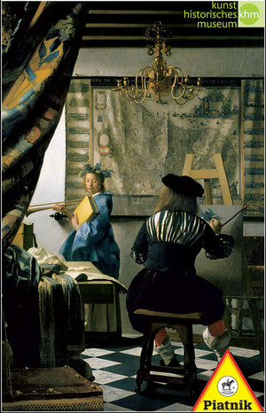 Puzzle Alegoria Malarstwa, Jan Vermeer 1000 elementów