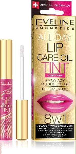 All Day Lip Care 05 Sweet Pink Barwiący olejek do ust 8w1