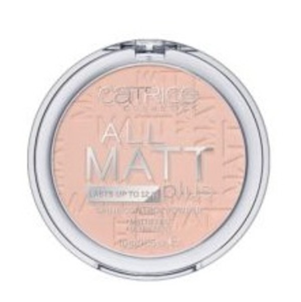 All Matt Plus Shine Control Powder 12H 015 Natural Beige Puder matujący