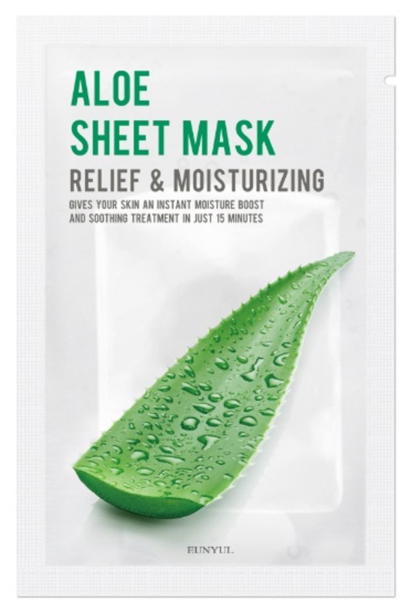 Aloe Sheet Mask Nawilżająco-łagodząca maseczka do twarzy z aloesem
