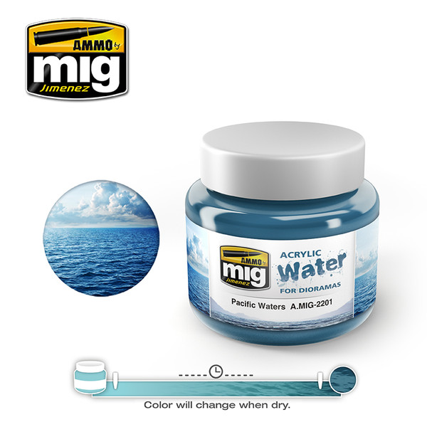 Acrylic Water - Pacific Waters (250 ml)